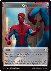 Copy // Human Citizen Double-Sided Token [Marvel's Spider-Man Tokens] | Shuffle n Cut Hobbies & Games