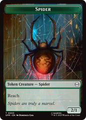 Spider // Treasure Double-Sided Token [Marvel's Spider-Man Tokens] | Shuffle n Cut Hobbies & Games