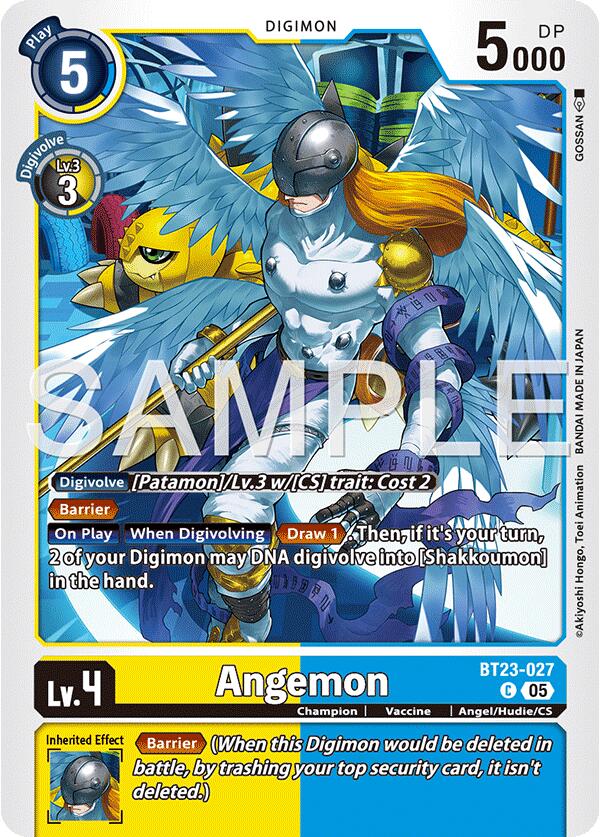 Angemon [BT23-027] [Hackers' Slumber] | Shuffle n Cut Hobbies & Games