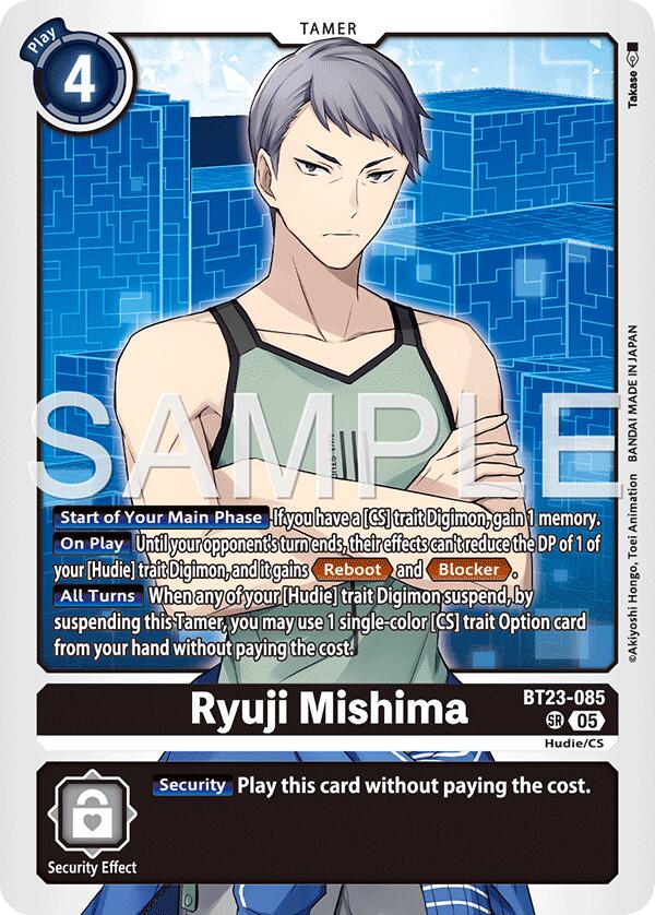 Ryuji Mishima [BT23-085] [Hackers' Slumber] | Shuffle n Cut Hobbies & Games