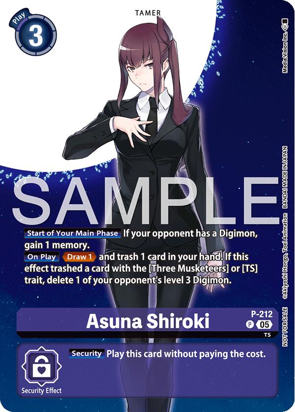 Asuna Shiroki [P-212] (Hacker's Slumber Box Promotion Pack) [Promotional Cards] | Shuffle n Cut Hobbies & Games