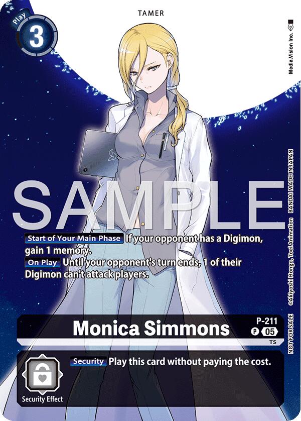 Monica Simmons [P-211] (Hacker's Slumber Box Promotion Pack) [Promotional Cards] | Shuffle n Cut Hobbies & Games