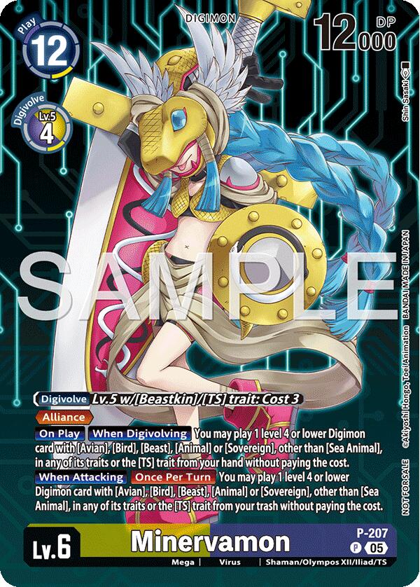 Minervamon [P-207] (Hacker's Slumber Box Promotion Pack) [Promotional Cards] | Shuffle n Cut Hobbies & Games