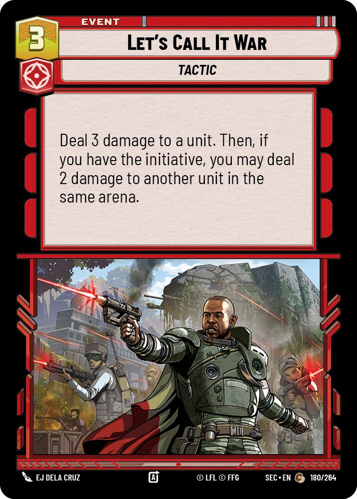 Let's Call It War (180/264) (180/264) [Secrets of Power] | Shuffle n Cut Hobbies & Games