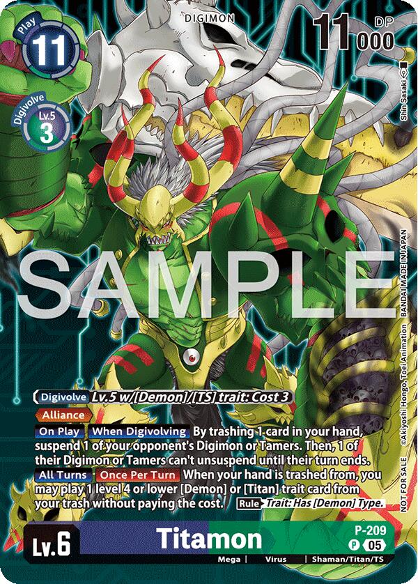 Titamon [P-209] (Hacker's Slumber Box Promotion Pack) [Promotional Cards] | Shuffle n Cut Hobbies & Games