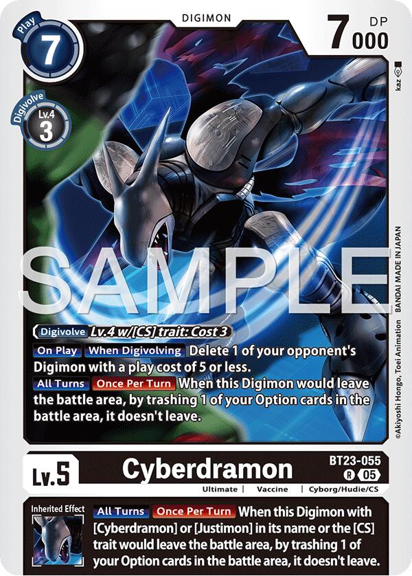 Cyberdramon [BT23-055] [Hackers' Slumber] | Shuffle n Cut Hobbies & Games