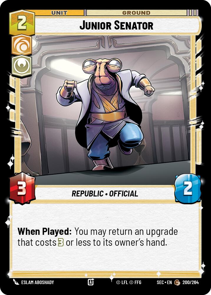 Junior Senator (200/264) (200/264) [Secrets of Power] | Shuffle n Cut Hobbies & Games