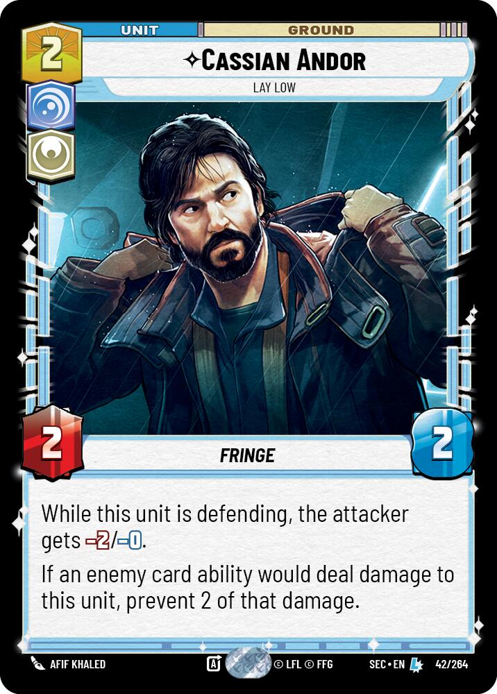Cassian Andor (42/264) - Lay Low (42/264) [Secrets of Power] | Shuffle n Cut Hobbies & Games