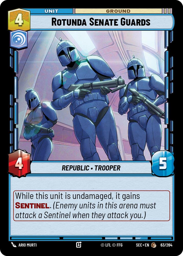Rotunda Senate Guards (63/264) (63/264) [Secrets of Power] | Shuffle n Cut Hobbies & Games