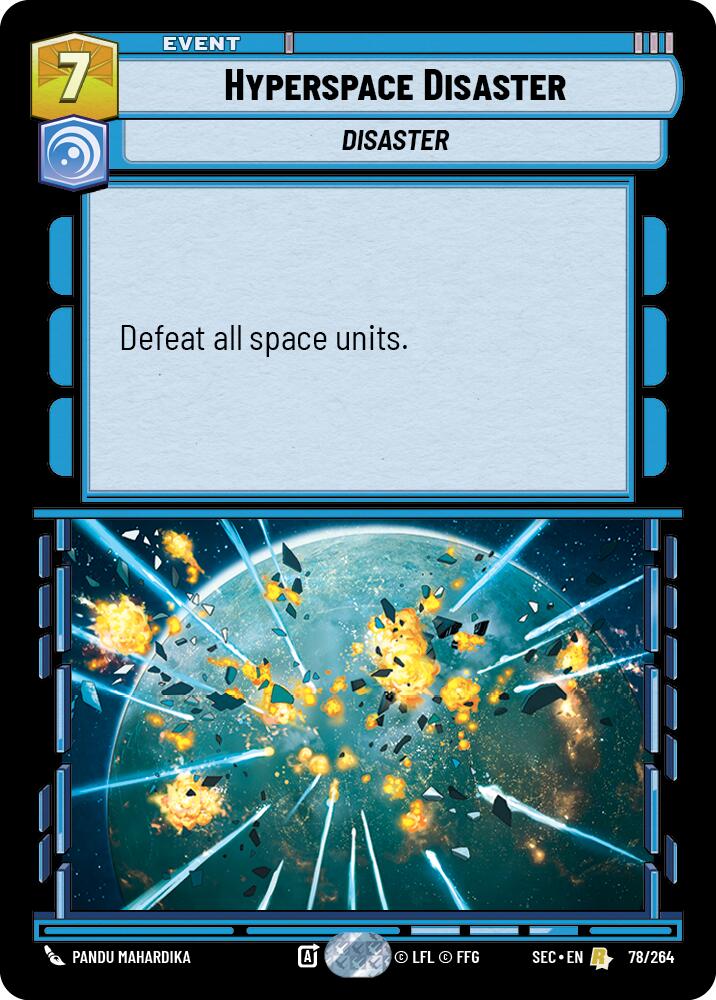 Hyperspace Disaster (78/264) (78/264) [Secrets of Power] | Shuffle n Cut Hobbies & Games