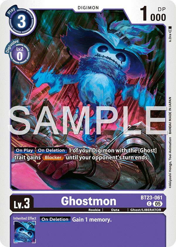 Ghostmon [BT23-061] [Hackers' Slumber] | Shuffle n Cut Hobbies & Games
