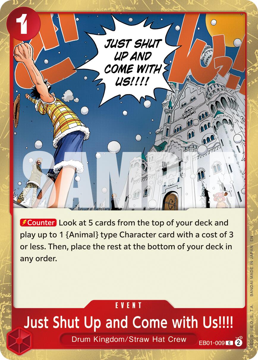 Just Shut Up and Come with Us!!!! (Pirate Foil) [Premium Booster -The Best- Vol. 2] | Shuffle n Cut Hobbies & Games