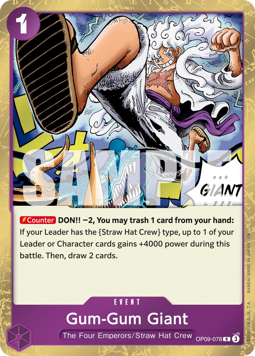 Gum-Gum Giant (Reprint) [Premium Booster -The Best- Vol. 2]