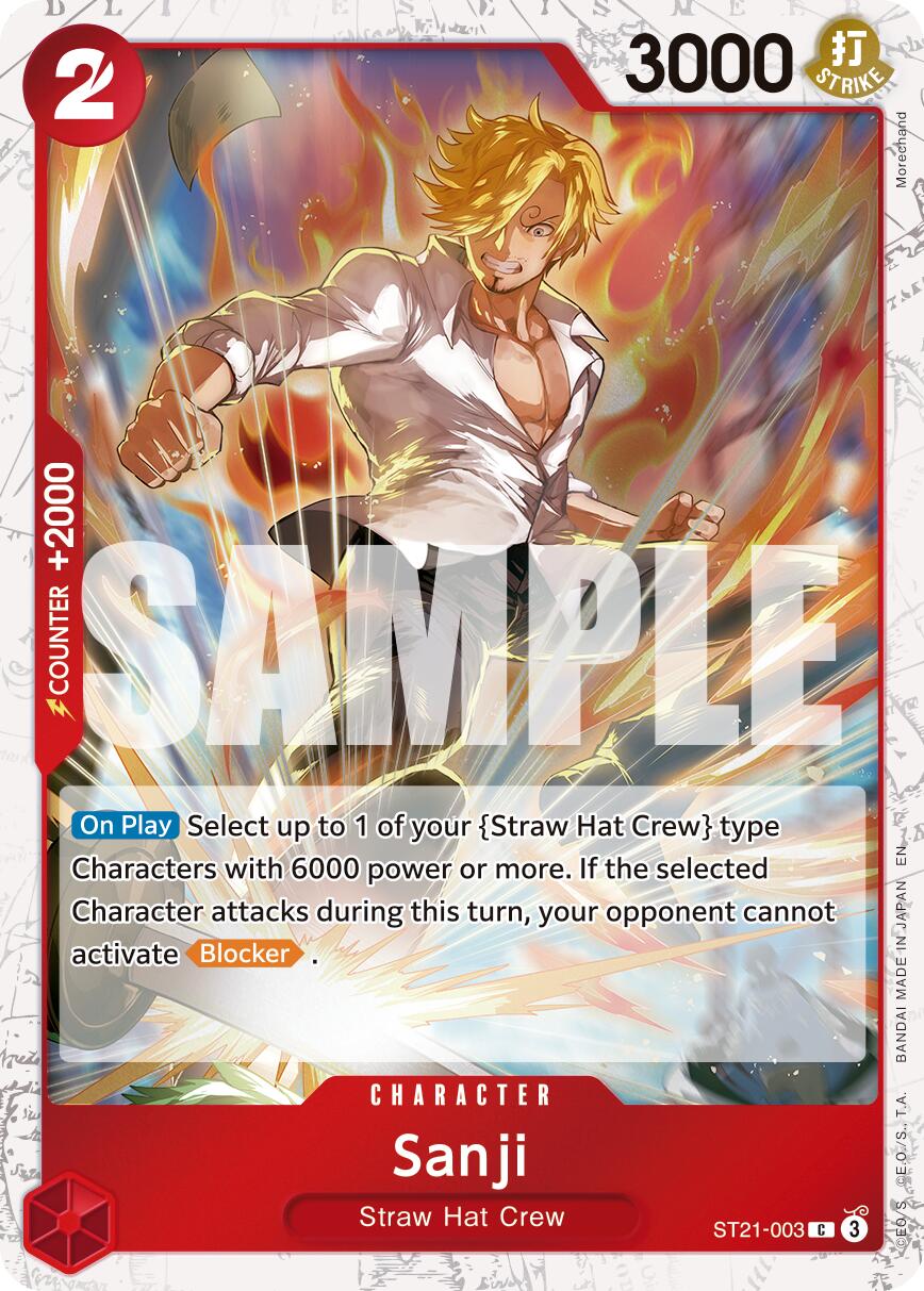 Sanji (ST21-003) (Pirate Foil) [Premium Booster -The Best- Vol. 2] | Shuffle n Cut Hobbies & Games