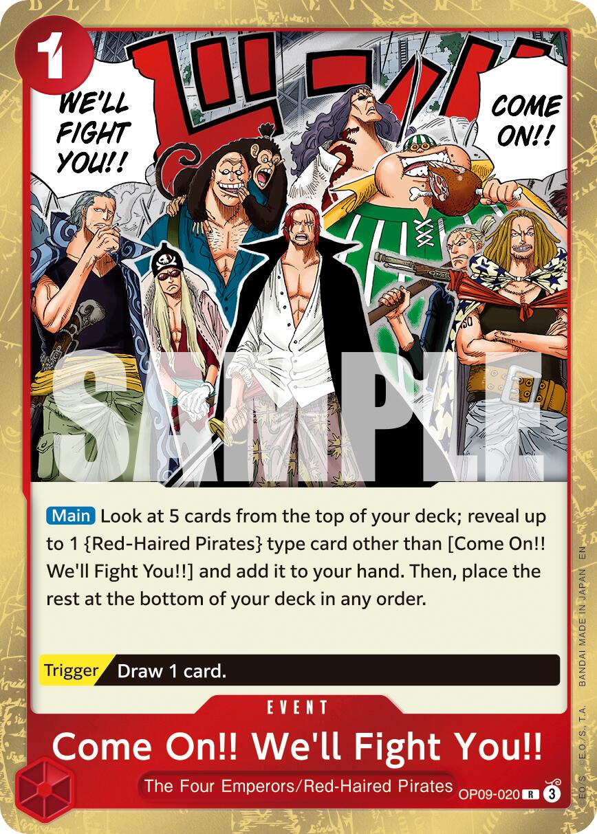 Come On!! We'll Fight You!! (Reprint) [Premium Booster -The Best- Vol. 2] | Shuffle n Cut Hobbies & Games