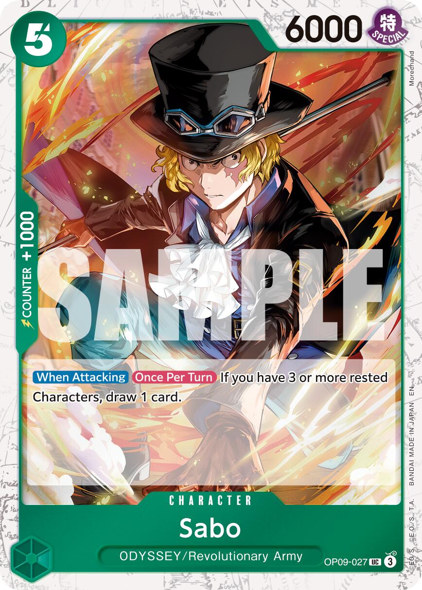 Sabo (OP09-027) (Pirate Foil) [Premium Booster -The Best- Vol. 2] | Shuffle n Cut Hobbies & Games