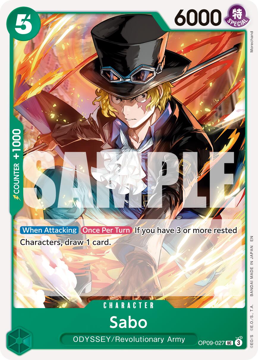 Sabo (OP09-027) (Reprint) [Premium Booster -The Best- Vol. 2]