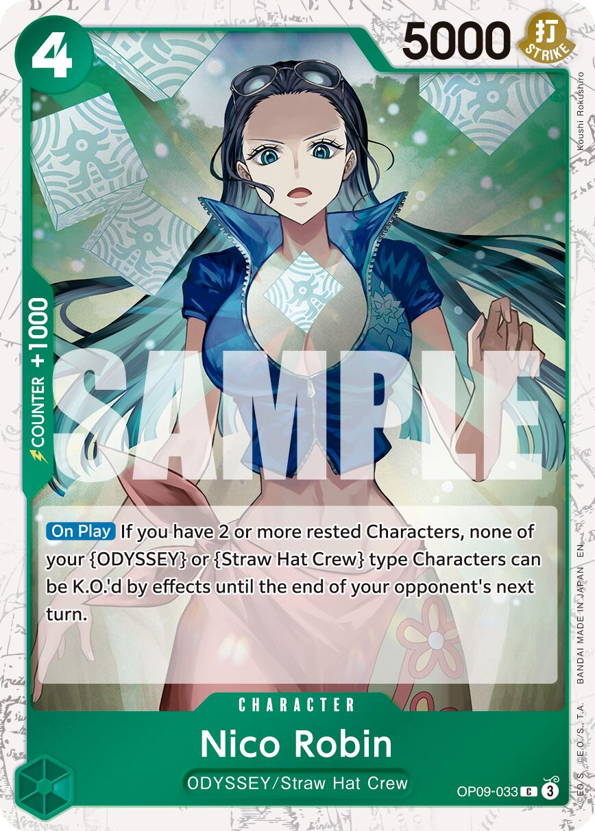 Nico Robin (OP09-033) (Pirate Foil) [Premium Booster -The Best- Vol. 2] | Shuffle n Cut Hobbies & Games