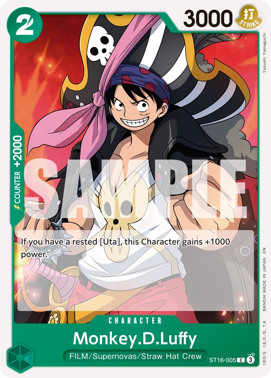 Monkey.D.Luffy (ST16-005) (Reprint) [Premium Booster -The Best- Vol. 2] | Shuffle n Cut Hobbies & Games