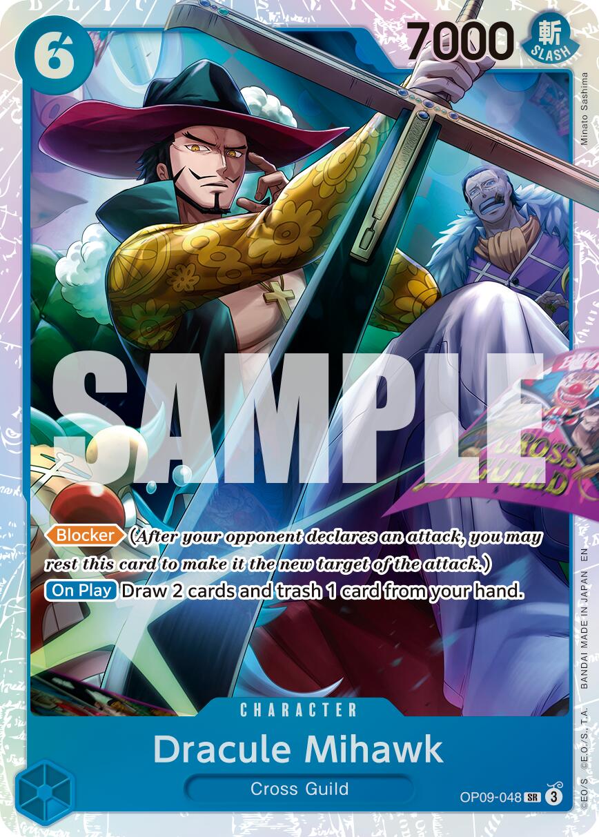 Dracule Mihawk (OP09-048) (Reprint) [Premium Booster -The Best- Vol. 2] | Shuffle n Cut Hobbies & Games
