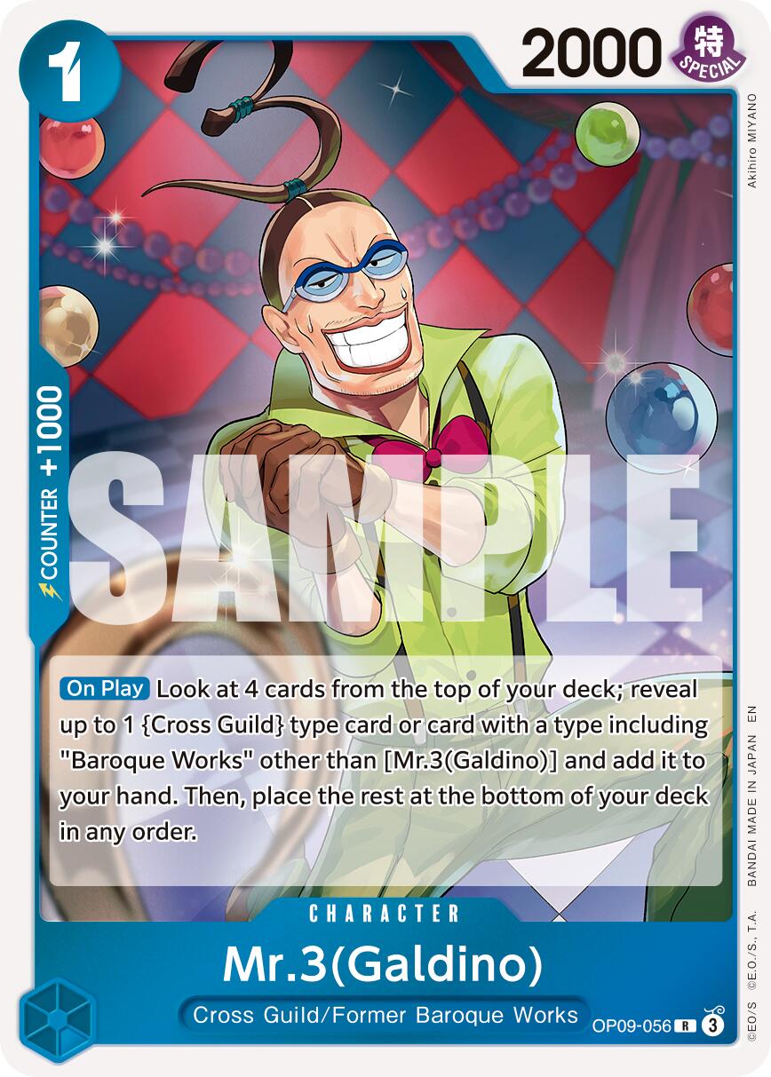 Mr.3(Galdino) (OP09-056) (Reprint) [Premium Booster -The Best- Vol. 2] | Shuffle n Cut Hobbies & Games