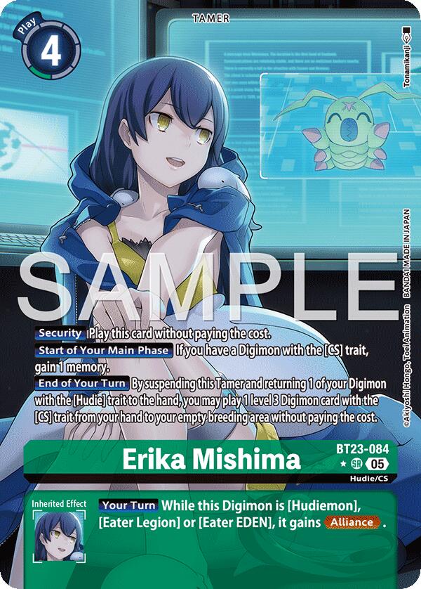 Erika Mishima [BT23-084] (Alternate Art) [Hackers' Slumber] | Shuffle n Cut Hobbies & Games