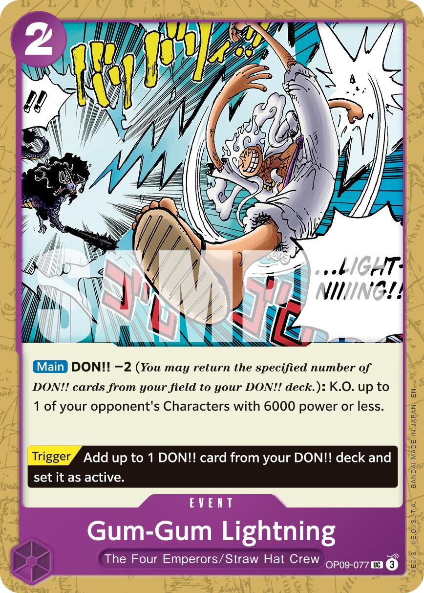 Gum-Gum Lightning (Reprint) [Premium Booster -The Best- Vol. 2] | Shuffle n Cut Hobbies & Games