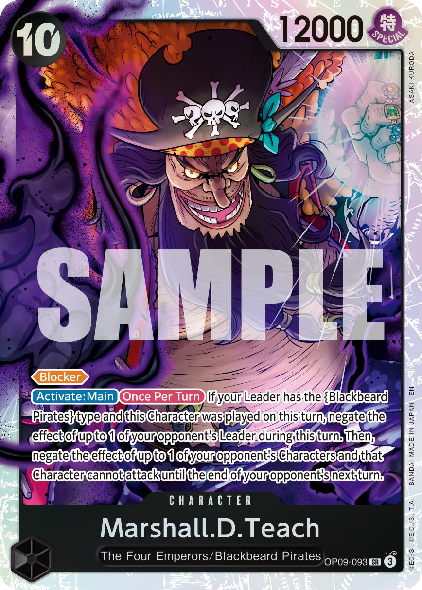 Marshall.D.Teach (OP09-093) (Reprint) [Premium Booster -The Best- Vol. 2] | Shuffle n Cut Hobbies & Games