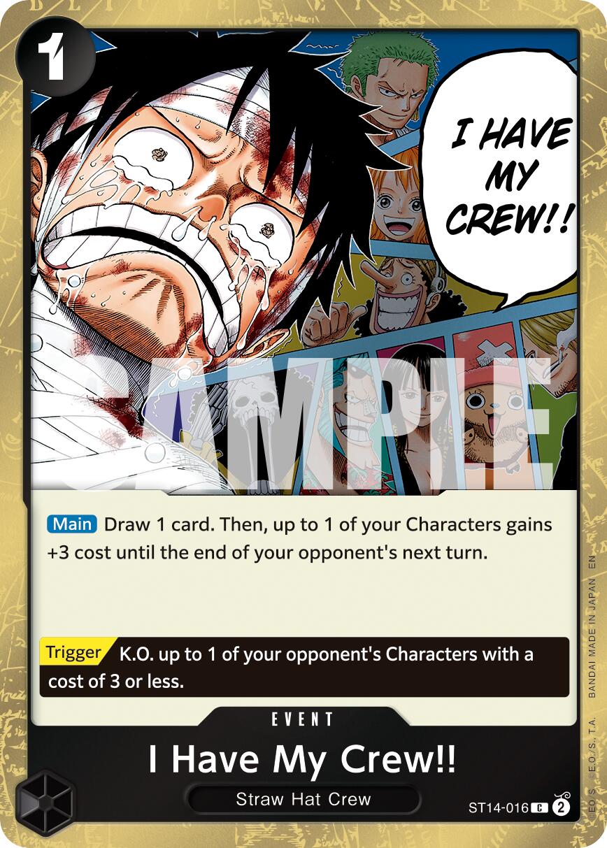 I Have My Crew!! (Pirate Foil) [Premium Booster -The Best- Vol. 2] | Shuffle n Cut Hobbies & Games