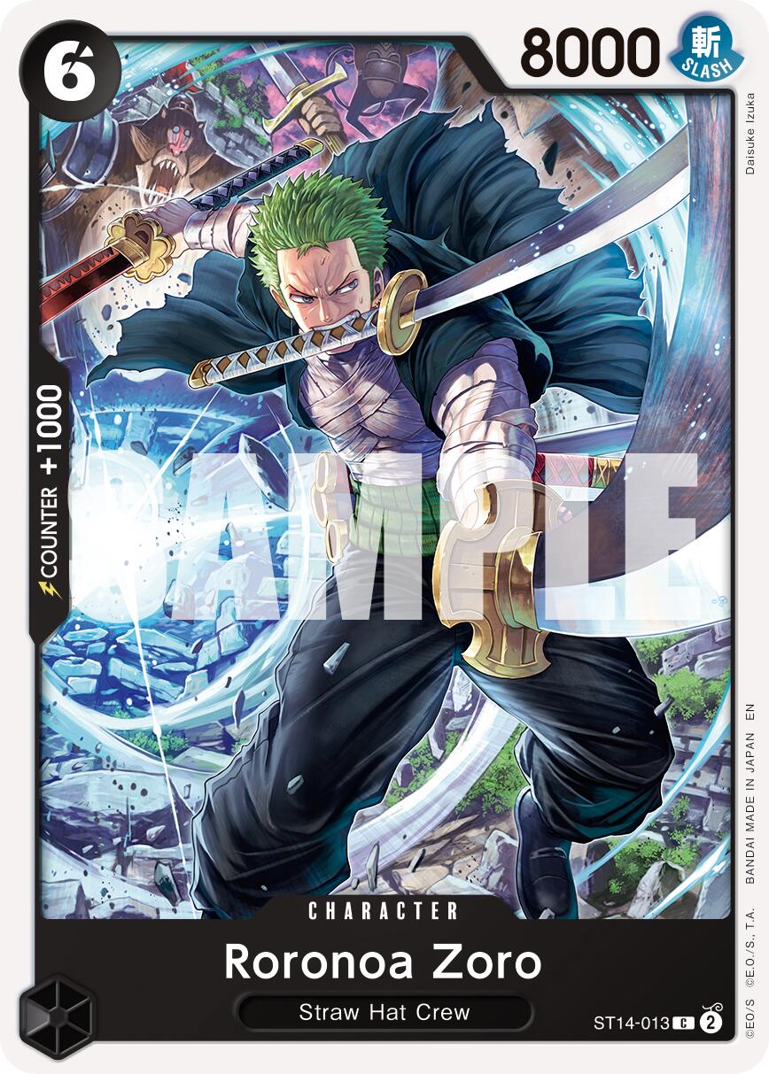 Roronoa Zoro (ST14-013) (Reprint) [Premium Booster -The Best- Vol. 2] | Shuffle n Cut Hobbies & Games