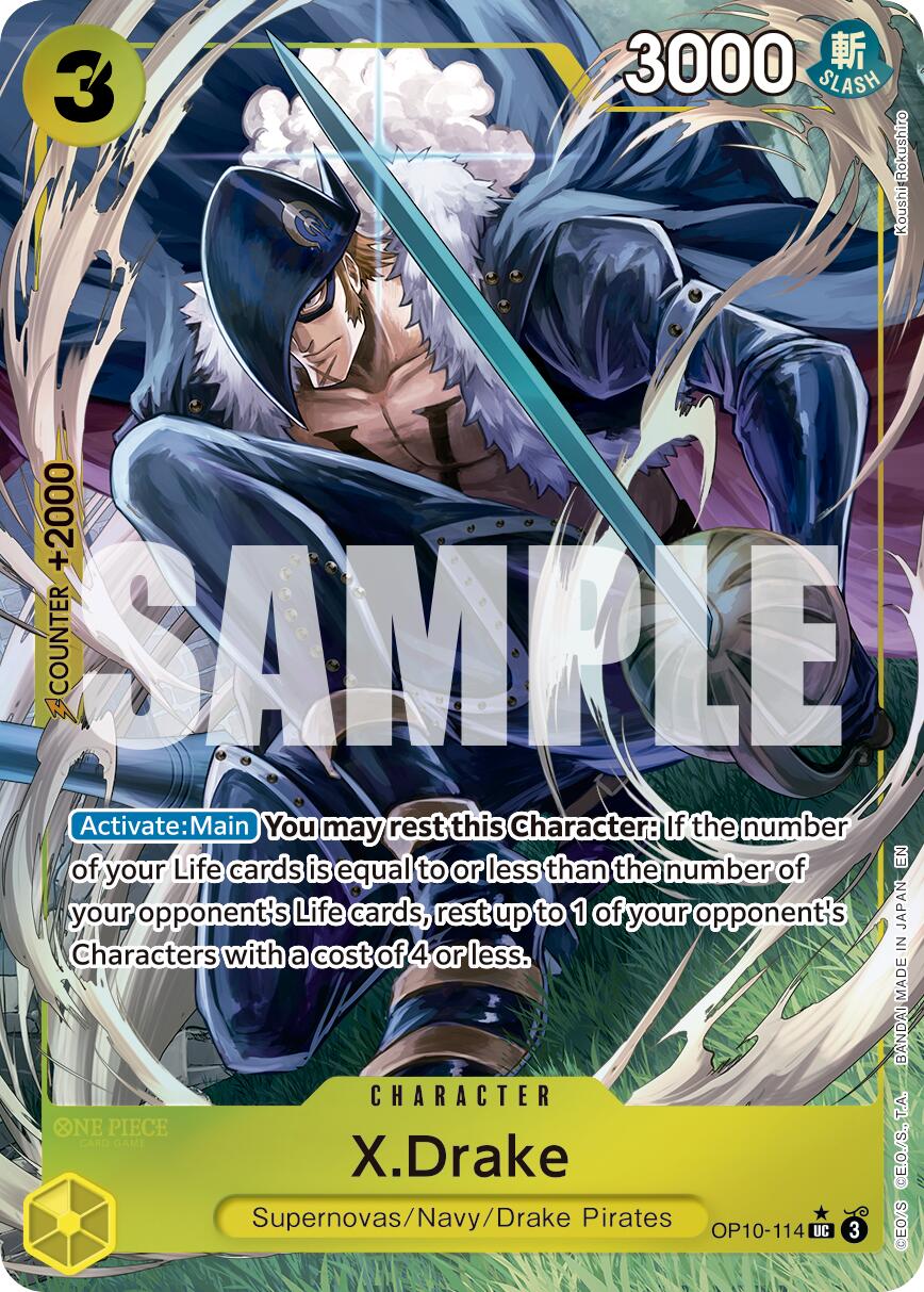 X.Drake (Alternate Art) [Premium Booster -The Best- Vol. 2] | Shuffle n Cut Hobbies & Games