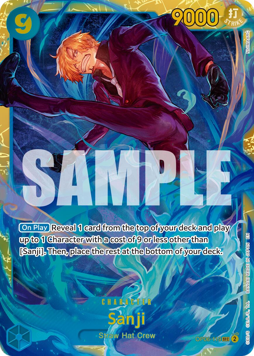 Sanji (OP06-119) (Reprint) [Premium Booster -The Best- Vol. 2] | Shuffle n Cut Hobbies & Games