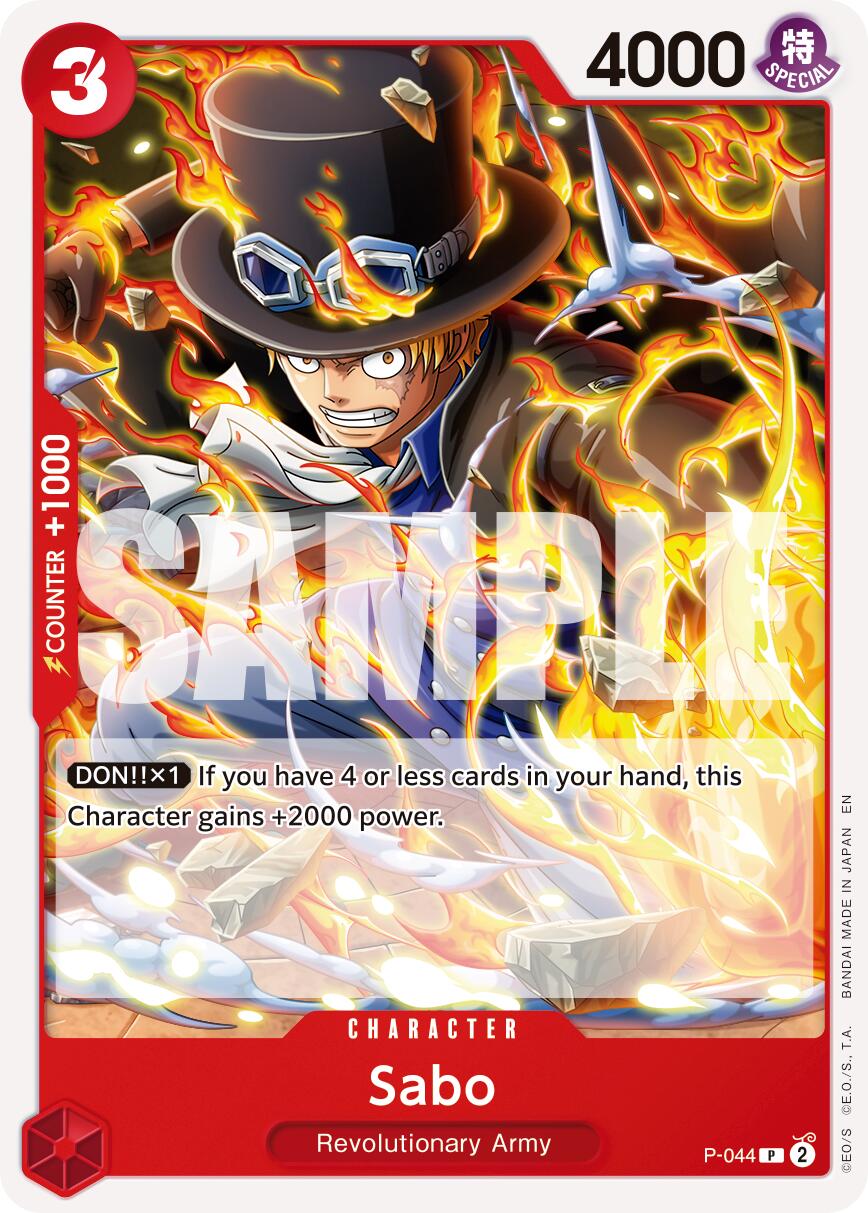 Sabo (P-044) (Reprint) [Premium Booster -The Best- Vol. 2] | Shuffle n Cut Hobbies & Games