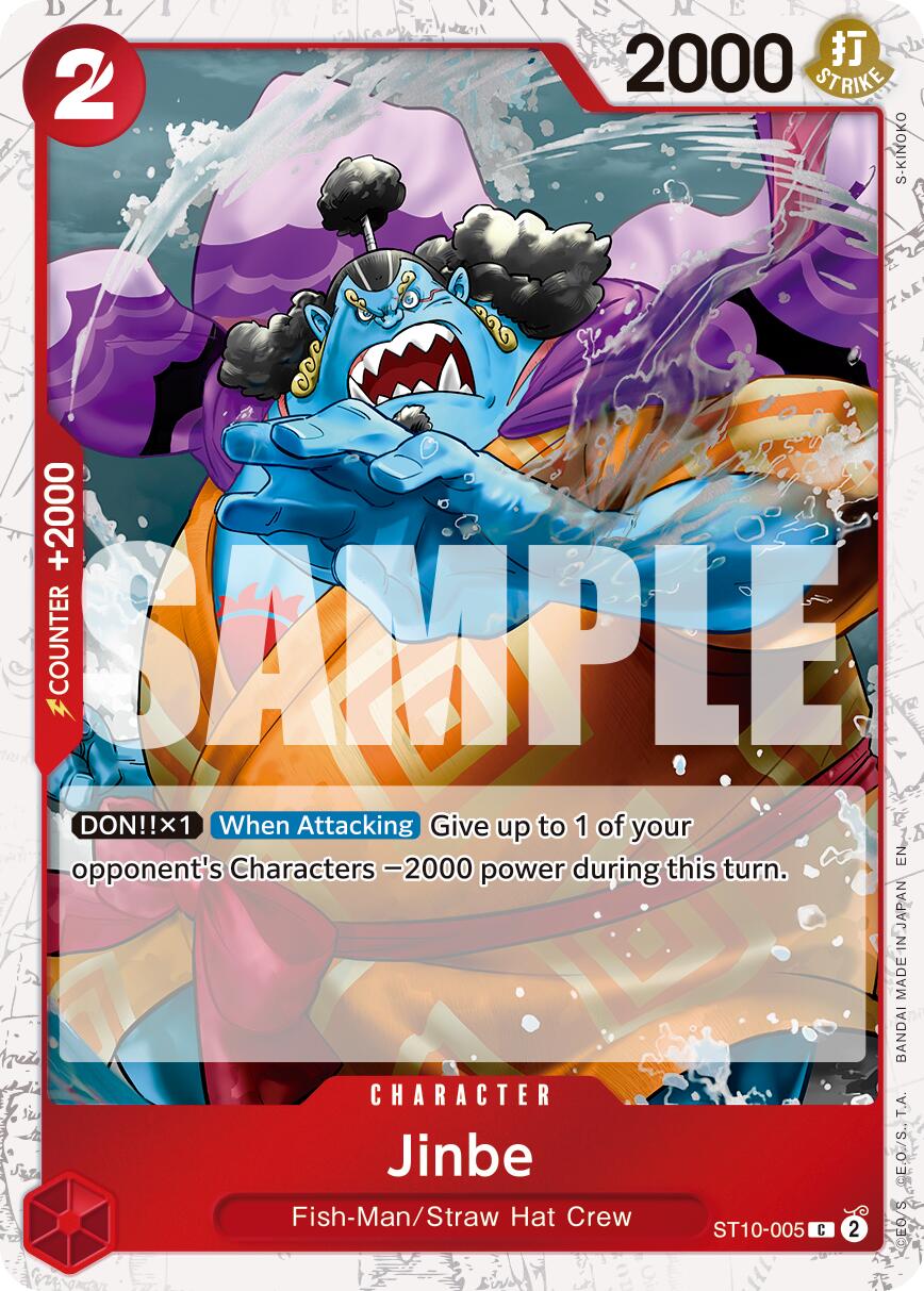 Jinbe (ST10-005) (Pirate Foil) [Premium Booster -The Best- Vol. 2] | Shuffle n Cut Hobbies & Games