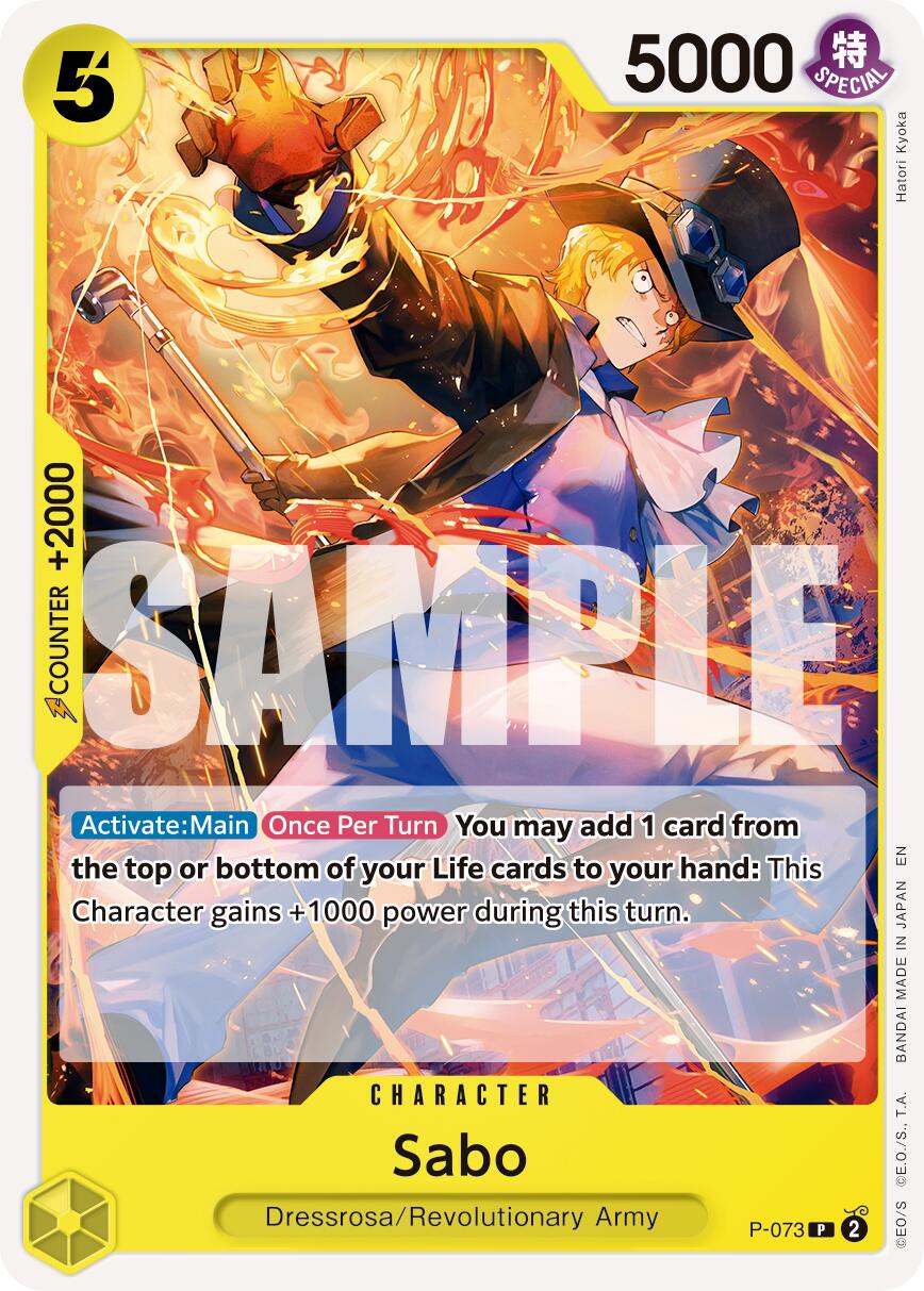 Sabo (P-073) (Reprint) [Premium Booster -The Best- Vol. 2] | Shuffle n Cut Hobbies & Games