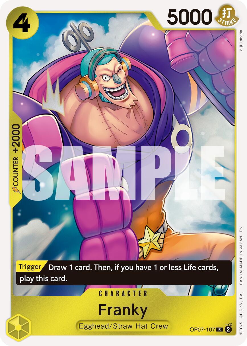 Franky (OP07-107) (Reprint) [Premium Booster -The Best- Vol. 2] | Shuffle n Cut Hobbies & Games