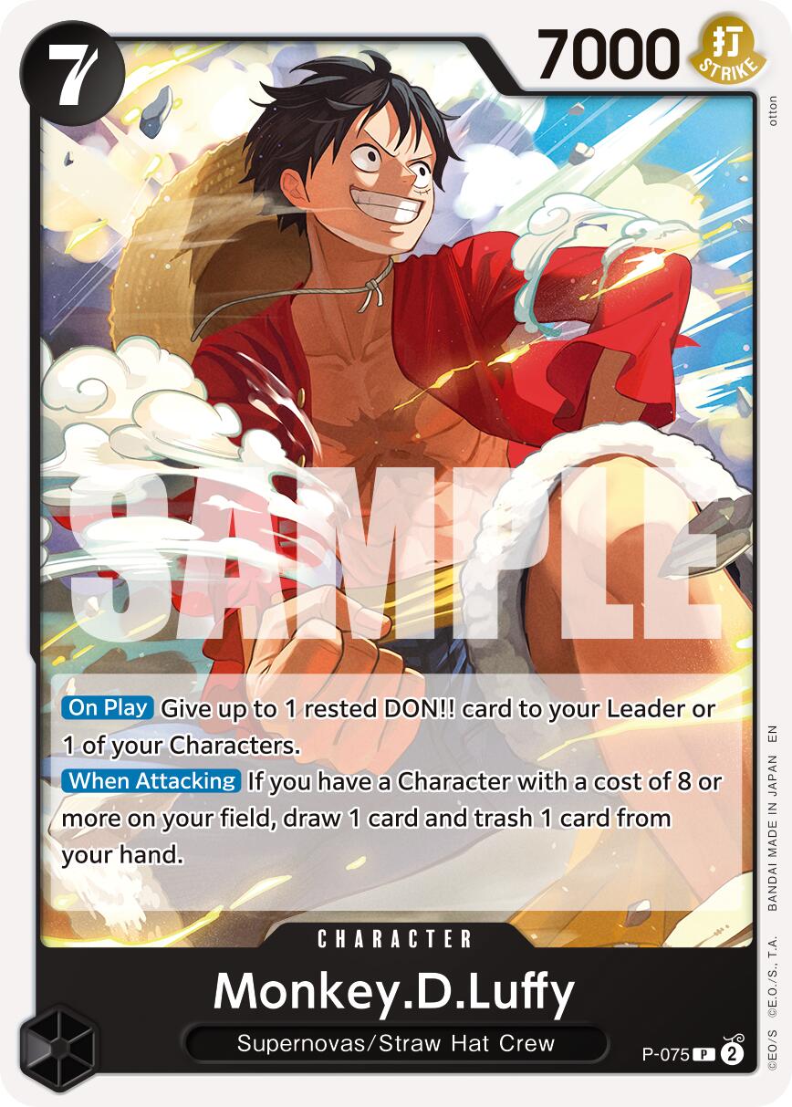 Monkey.D.Luffy (P-075) (Reprint) [Premium Booster -The Best- Vol. 2] | Shuffle n Cut Hobbies & Games
