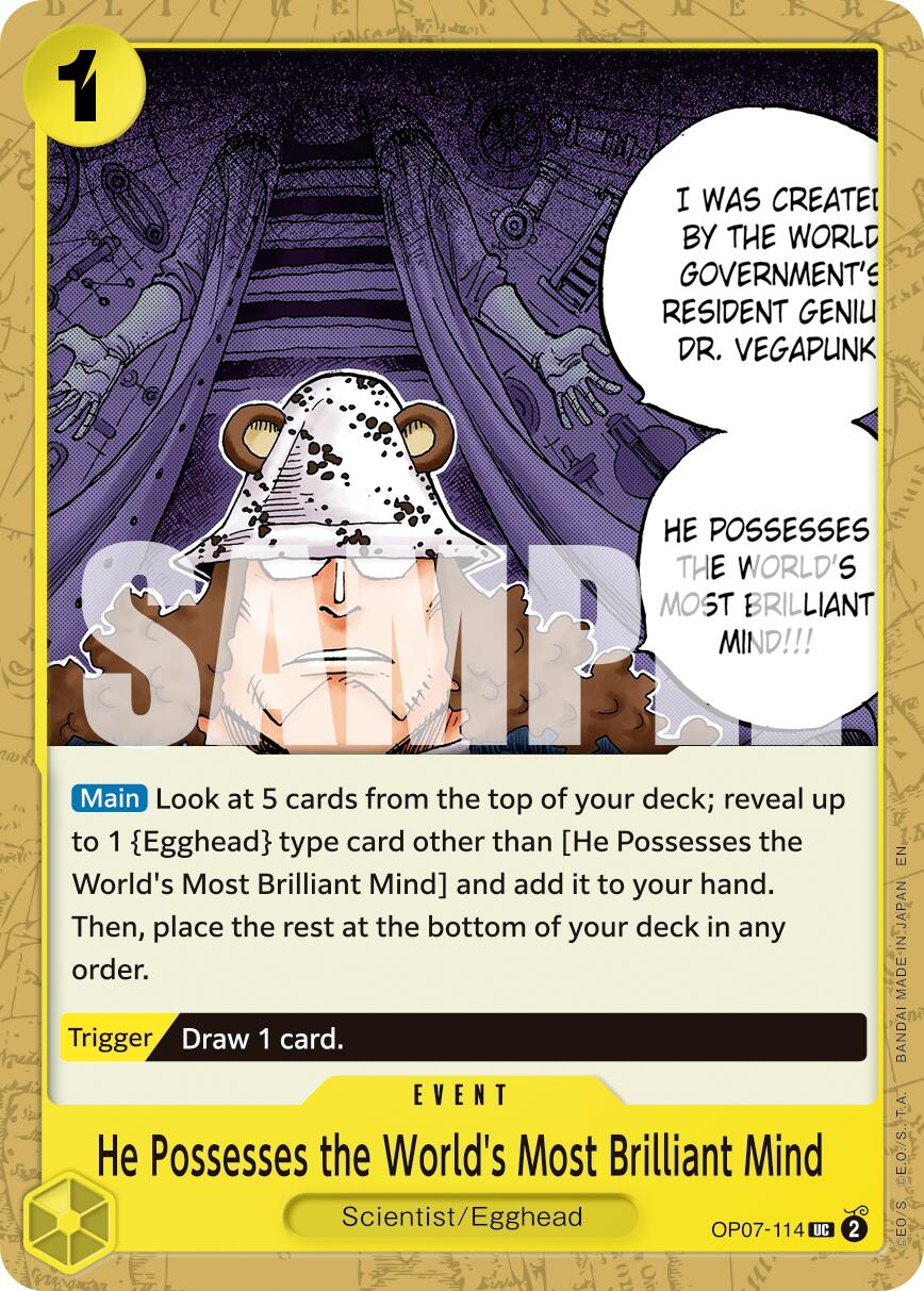 He Possesses the World's Most Brilliant Mind (Reprint) [Premium Booster -The Best- Vol. 2] | Shuffle n Cut Hobbies & Games