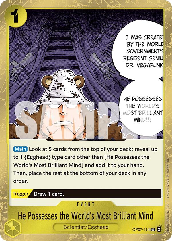 He Possesses the World's Most Brilliant Mind (Pirate Foil) [Premium Booster -The Best- Vol. 2] | Shuffle n Cut Hobbies & Games