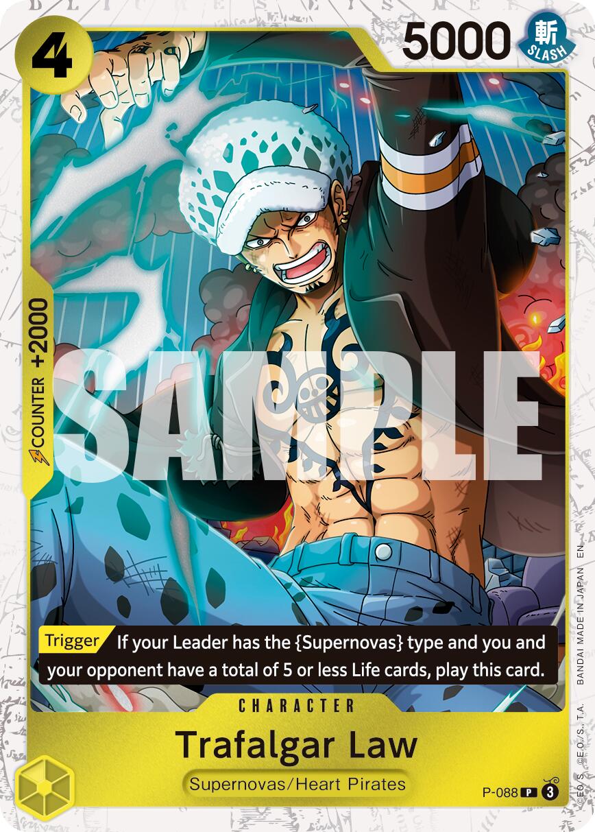 Trafalgar Law (P-088) (Pirate Foil) [Premium Booster -The Best- Vol. 2] | Shuffle n Cut Hobbies & Games