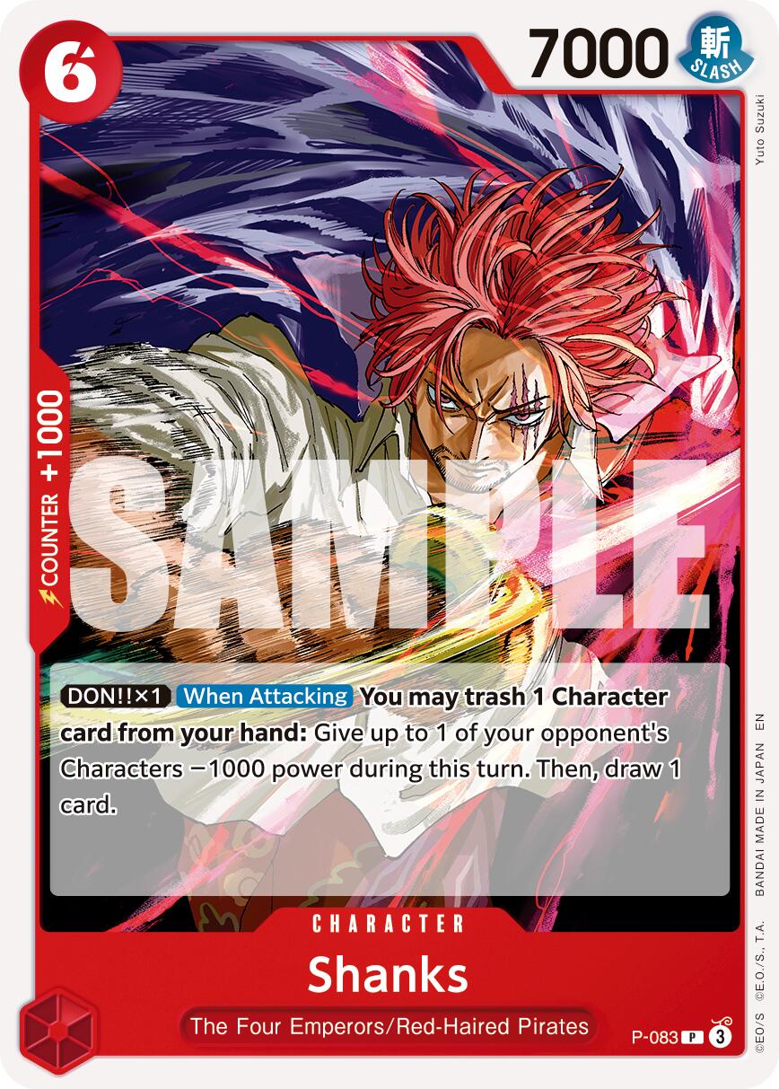 Shanks (P-083) (Reprint) [Premium Booster -The Best- Vol. 2] | Shuffle n Cut Hobbies & Games