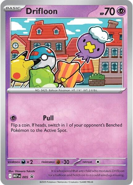 Drifloon (005) [Mega Evolutions Promo] | Shuffle n Cut Hobbies & Games
