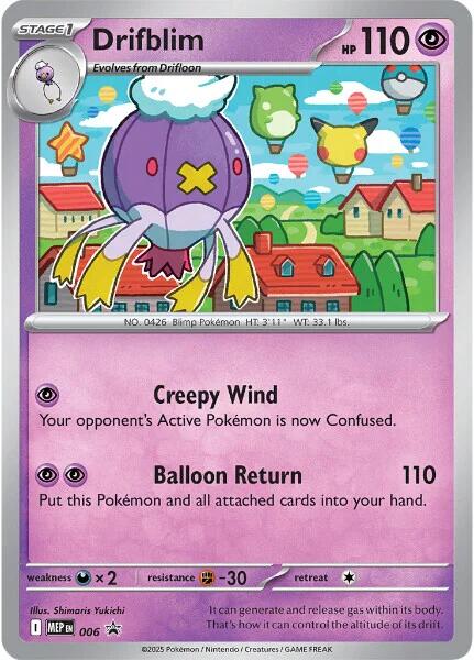 Drifblim (006) [Mega Evolutions Promo] | Shuffle n Cut Hobbies & Games