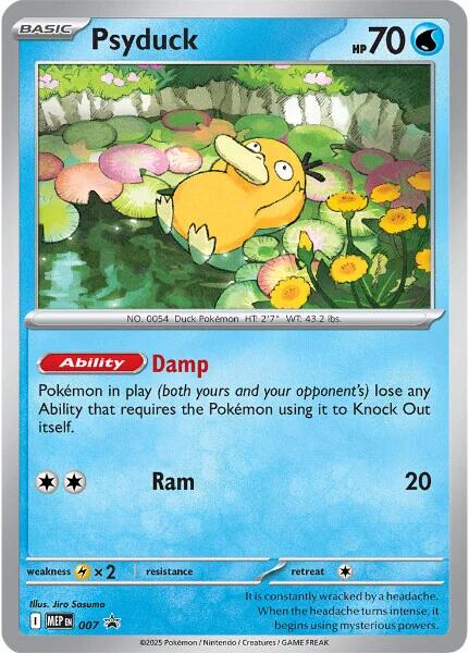 Psyduck (007) [Mega Evolutions Promo] | Shuffle n Cut Hobbies & Games