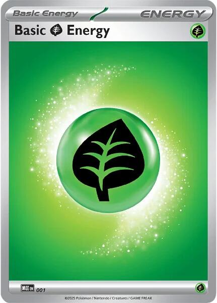 Basic Grass Energy - 001 [Mega Evolution Energies] | Shuffle n Cut Hobbies & Games