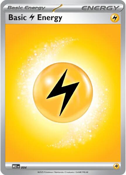 Basic Lightning Energy - 004 [Mega Evolution Energies] | Shuffle n Cut Hobbies & Games