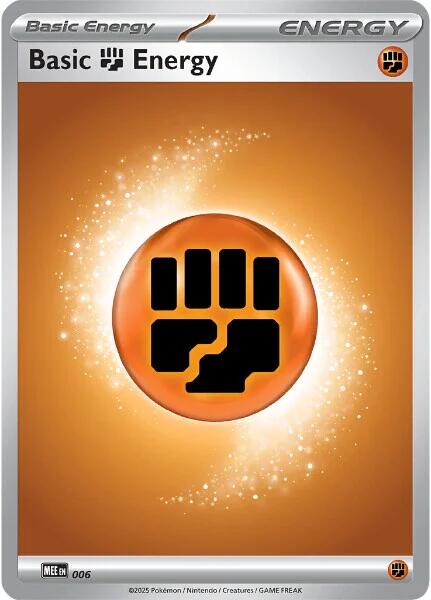 Basic Fighting Energy - 006 [Mega Evolution Energies] | Shuffle n Cut Hobbies & Games