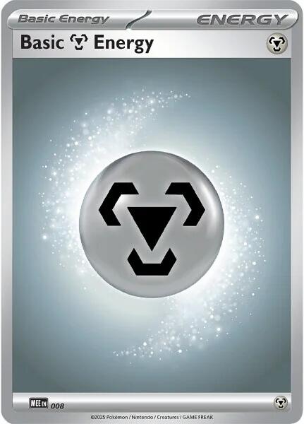 Basic Metal Energy - 008 [Mega Evolution Energies] | Shuffle n Cut Hobbies & Games