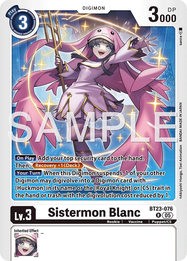 Sistermon Blanc [BT23-076] [Hackers' Slumber] | Shuffle n Cut Hobbies & Games