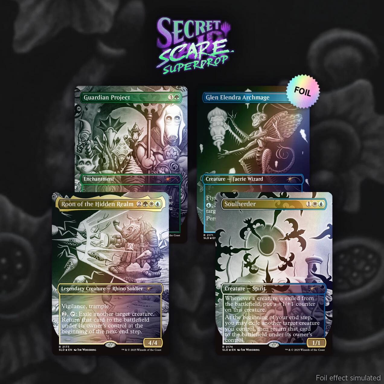 Secret Lair: Drop Series - Dreaming Darkly (Rainbow Foil Edition) | Shuffle n Cut Hobbies & Games